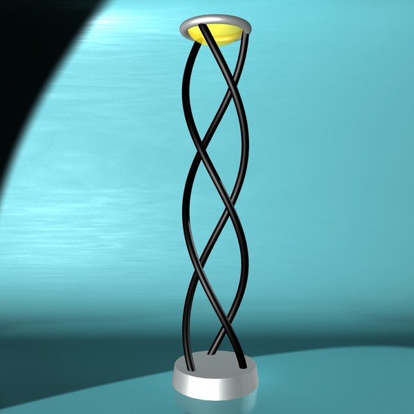 modern lamp 3d model - Modern Lamp by DirRanG3D Dr3ams